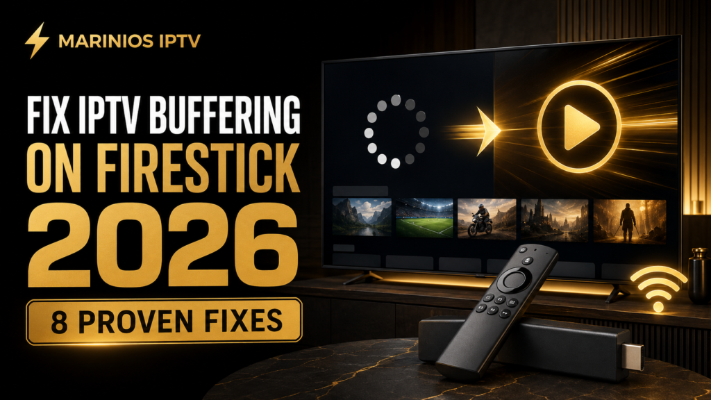 IPTV buffering on Firestick